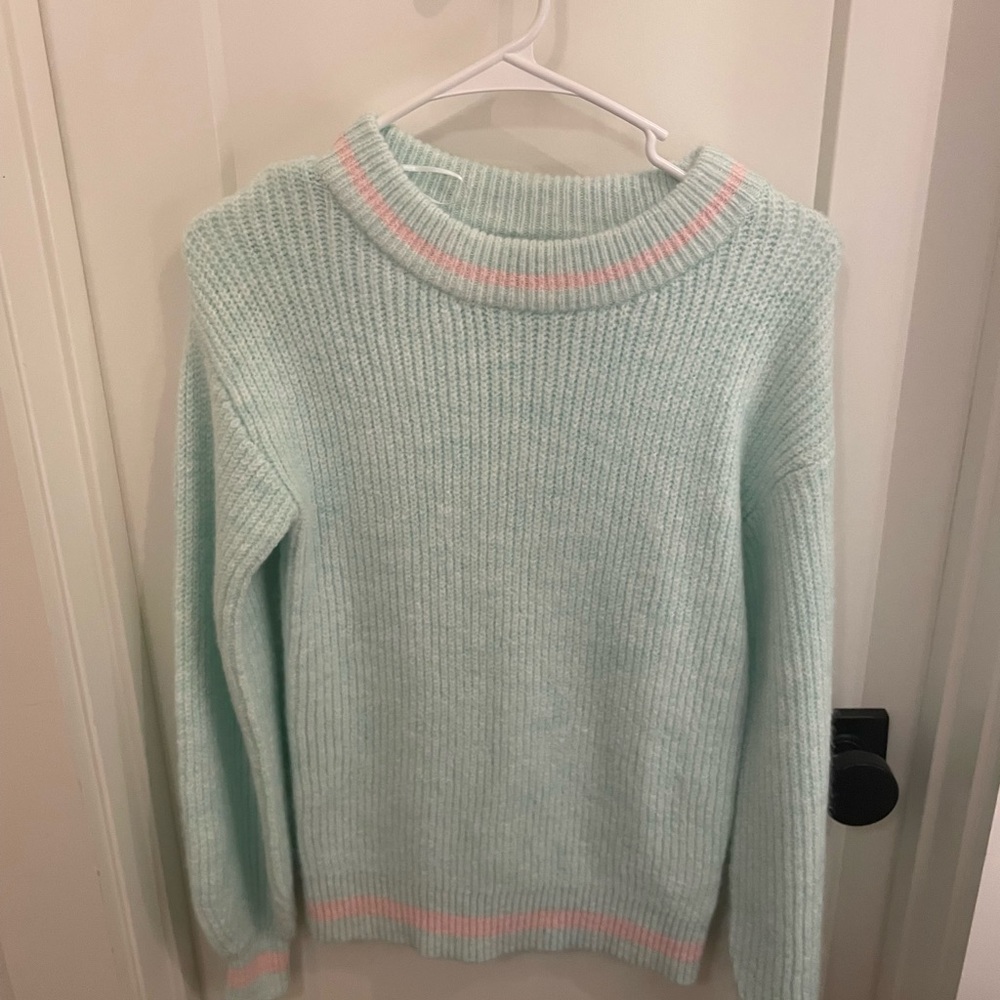 Blue and Pink Sweater